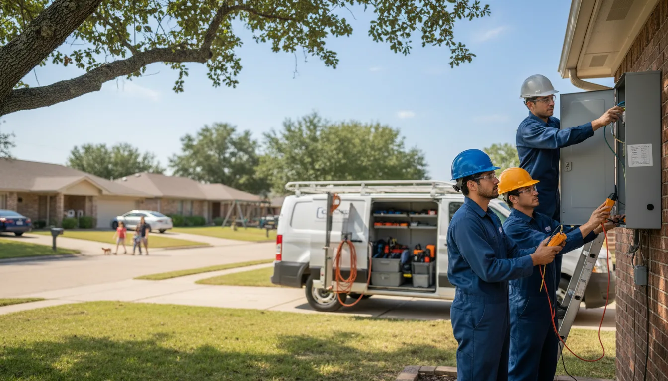 Certified electrician providing emergency electrical services in Bluff City, TN